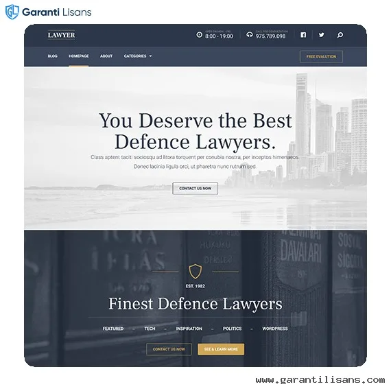 MyThemeShop Lawyer WordPress Theme