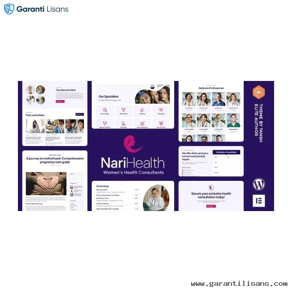 NariHealth Women’s Health Consultant WordPress Theme