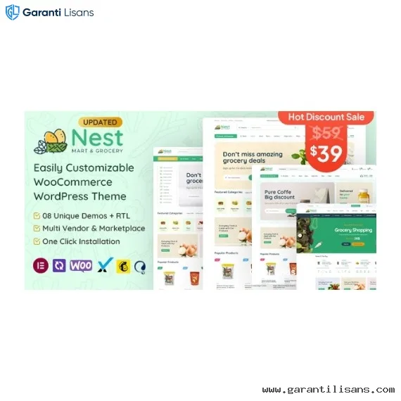 Nest – Grocery Store WooCommerce WordPress Theme
