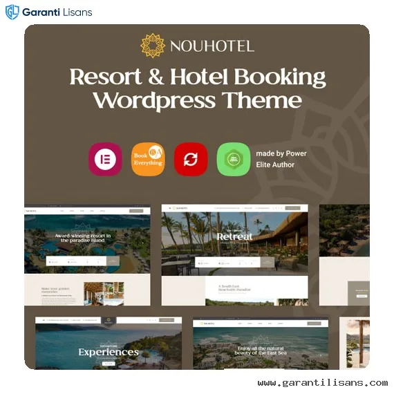 NouHotel – Resort & Hotel Booking WordPress Theme