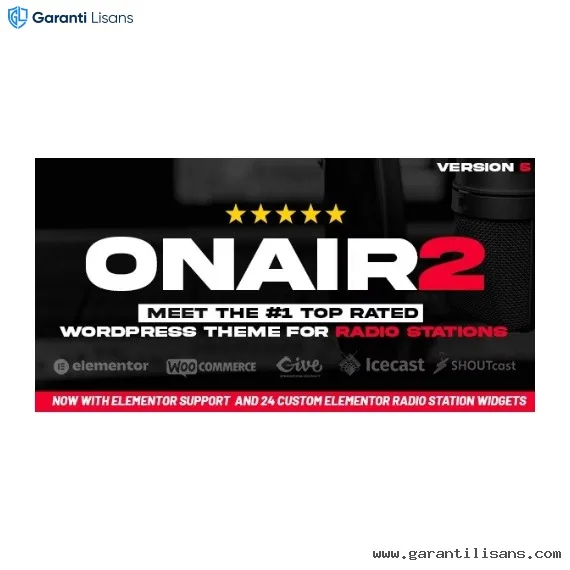 Onair2: Radio Station WordPress Theme With Non-Stop Music Player