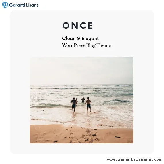 Once – Clean & Elegant WordPress Blog Theme Once – Clean & Elegant WordPress Blog Theme - Görsel 1