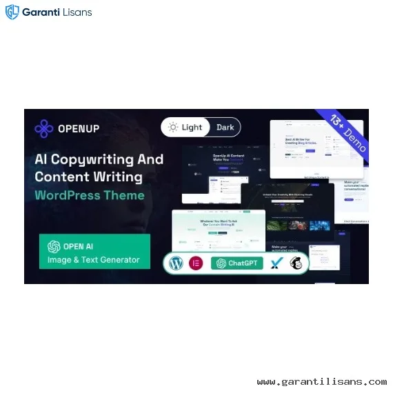 Openup – AI Content Writer & AI Application WordPress Theme