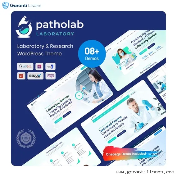 Patholab – Laboratory & Science Research WordPress Theme