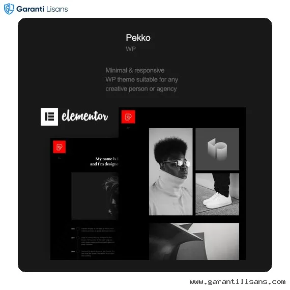 Pekko – Minimal Dark WordPress Theme