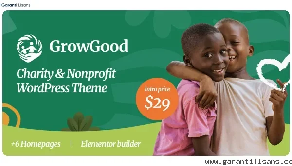 GrowGood – Charity & Nonprofit WordPress Theme