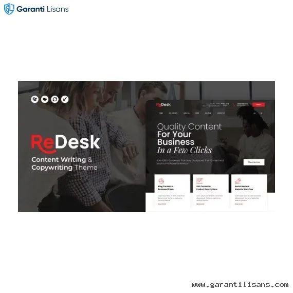 ReDesk – Content Writing & Copywriting Theme