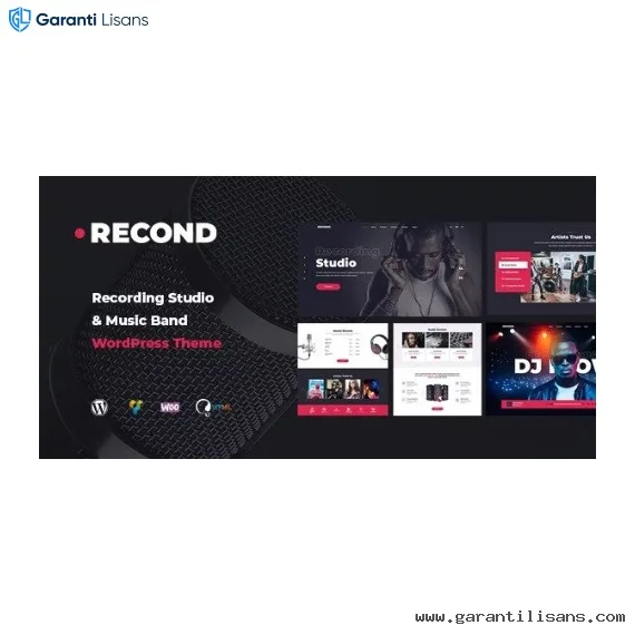 Recond – Recording Studio & Music Band WordPress Theme