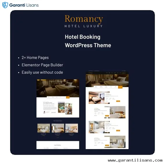 Romancy – Hotel Booking WordPress Theme