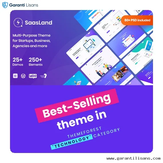 Saasland – MultiPurpose WordPress Theme for Startup