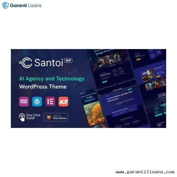 Santoi – AI Agency and Technology WordPress Theme