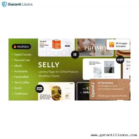 Selly – Marketing Landing Page WordPress Theme