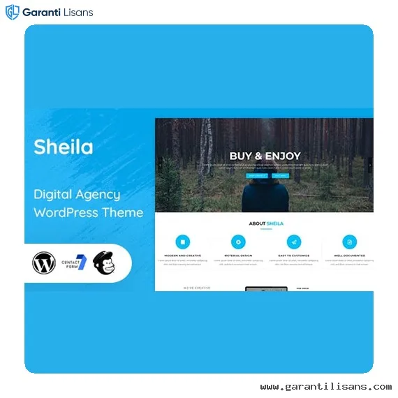 Sheila – Material Design Agency WordPress Theme
