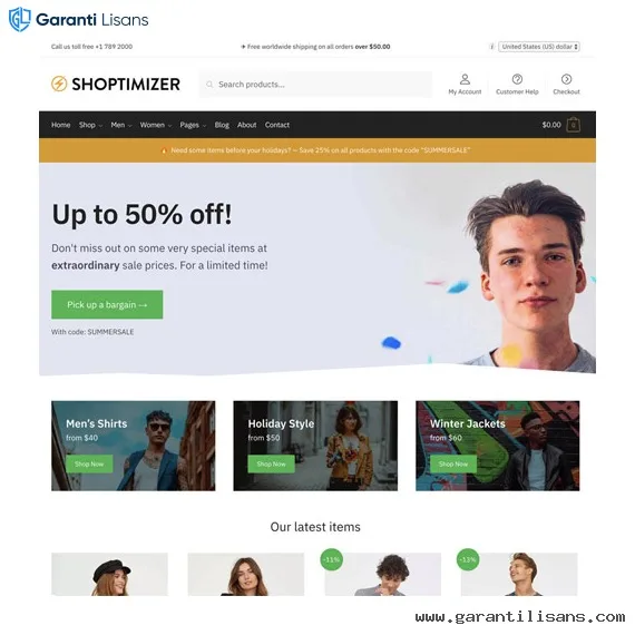 Shoptimizer – Fastest WooCommerce WordPress Themes Shoptimizer – Fastest WooCommerce WordPress Themes - Görsel 1