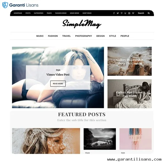 SimpleMag – Magazine theme for creative stuff SimpleMag – Magazine theme for creative stuff - Görsel 1