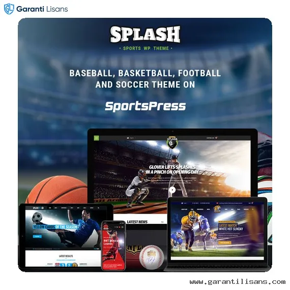 Splash Sport – WordPress Sports Theme for Basketball, Football, Soccer and Baseball Clubs