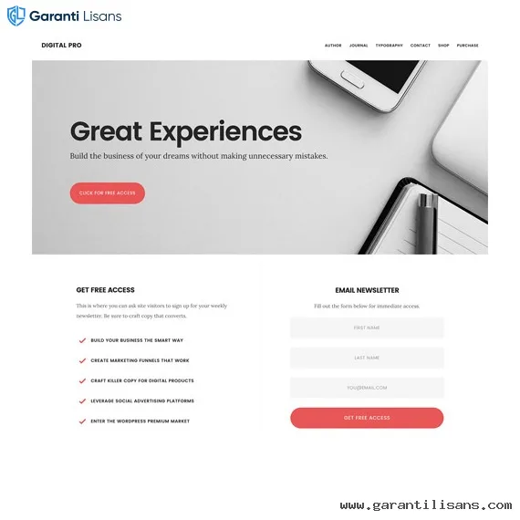 StudioPress Digital Pro Genesis WordPress Theme