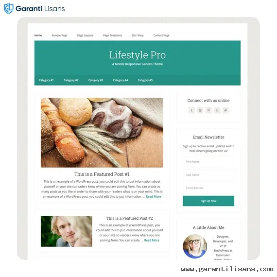 StudioPress Lifestyle Pro Genesis WordPress Theme