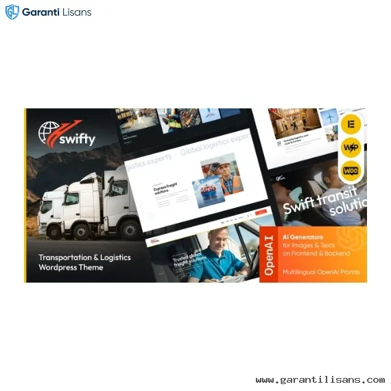 Swifty – Transportation & Logistics WordPress Theme