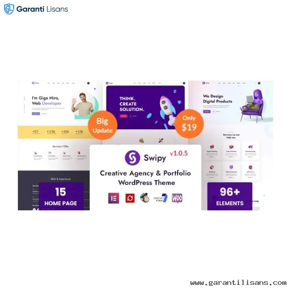 Swipy – Creative Agency WordPress Theme