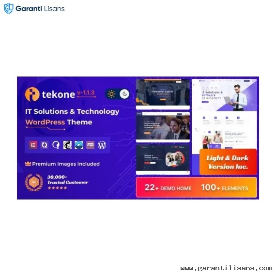 Tekone – IT Solutions & Technology WordPress Theme