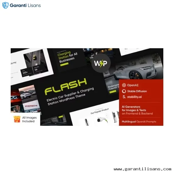 The Flash – Electric Car & Charging Station WordPress Theme