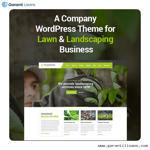 The Landscaper – Lawn & Landscaping WP Theme The Landscaper – Lawn & Landscaping WP Theme - Görsel 1