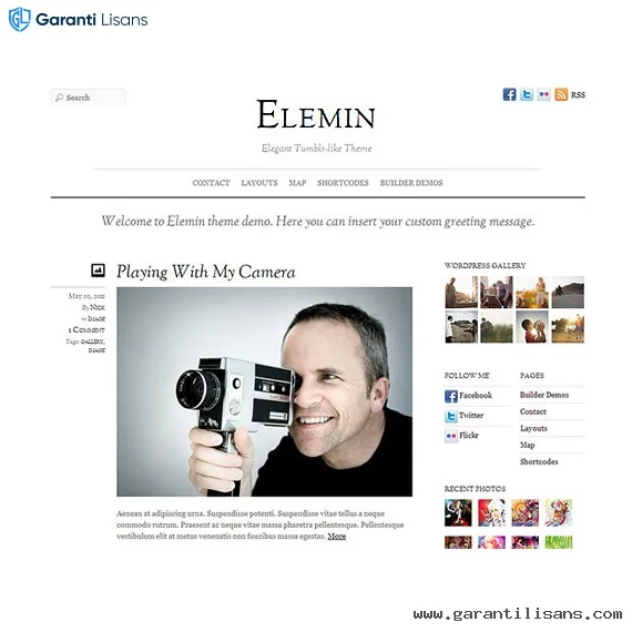 Themify Elemin WordPress Theme Themify Elemin WordPress Theme - Görsel 1