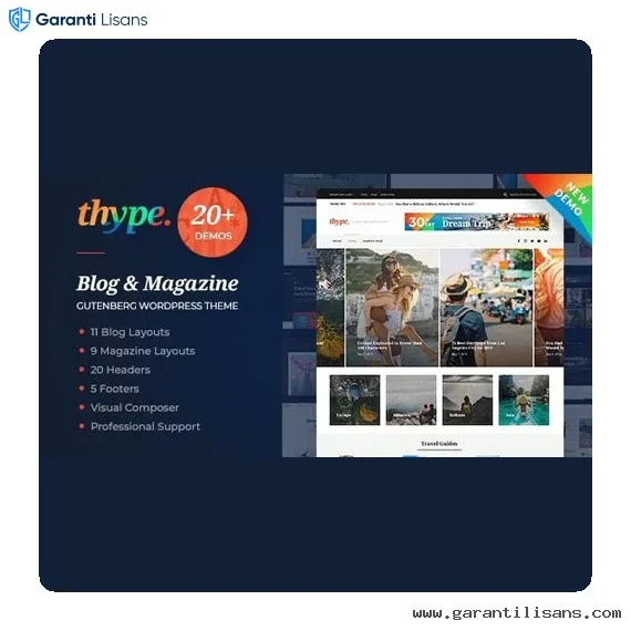 Thype | Personal Blog Theme Thype | Personal Blog Theme - Görsel 1