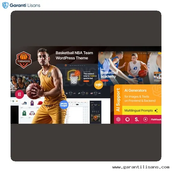 Tornados | Basketball NBA Team WordPress Theme