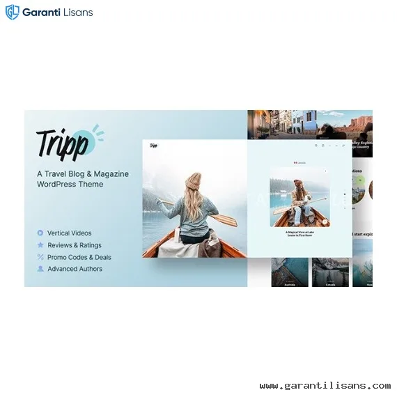Tripp – Travel Blog & Magazine WordPress Theme