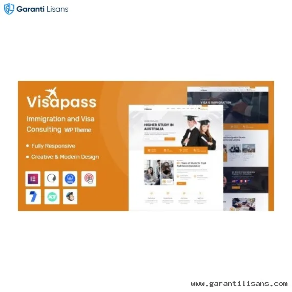 Visapass – Immigration Consulting WordPress Theme + RTL