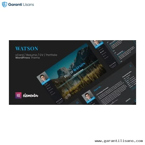 Watson Resume WordPress Theme