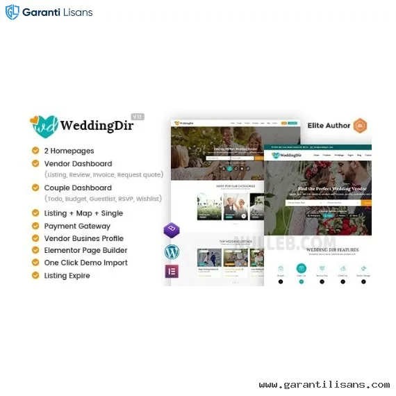 WeddingDir – Directory & Listing WordPress Theme for Vendor / Supplier