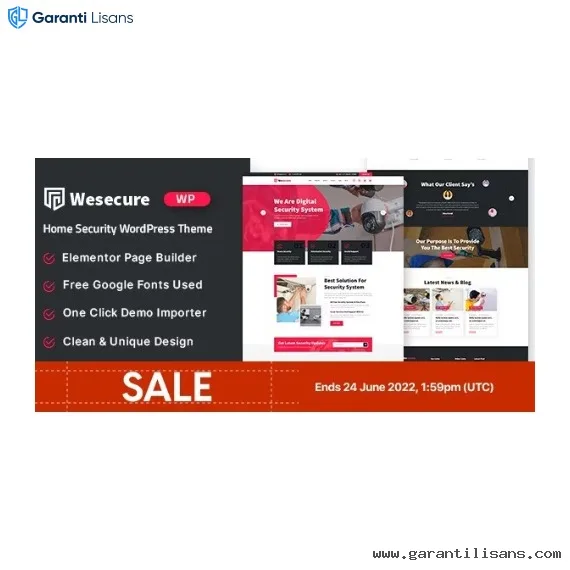 Wesecure – Home Security WordPress Theme