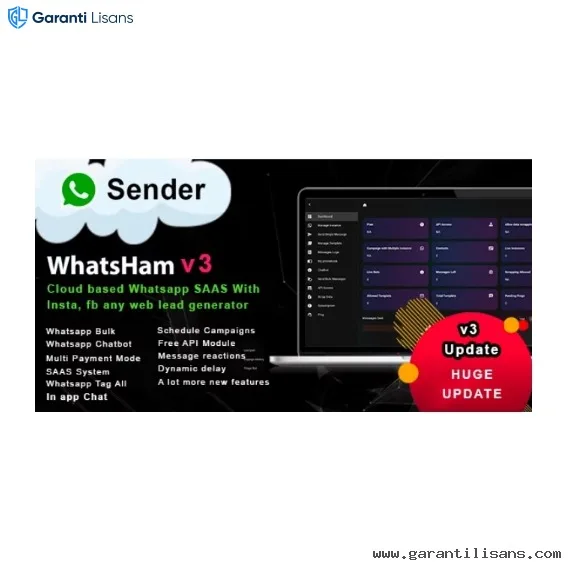 WhatsHam – Cloud based WhatsApp SASS System with Lead Generator (Updated)