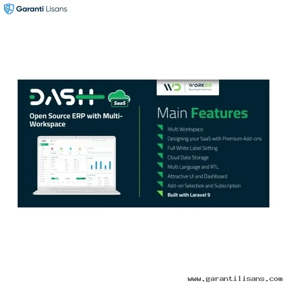 WorkDo Dash SaaS – Open Source ERP with Multi-Workspace