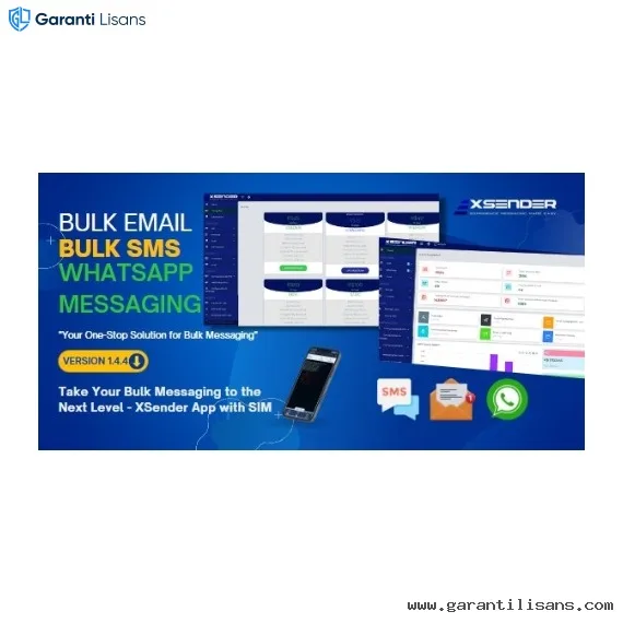 XSender – Bulk Email, SMS and WhatsApp Messaging Application