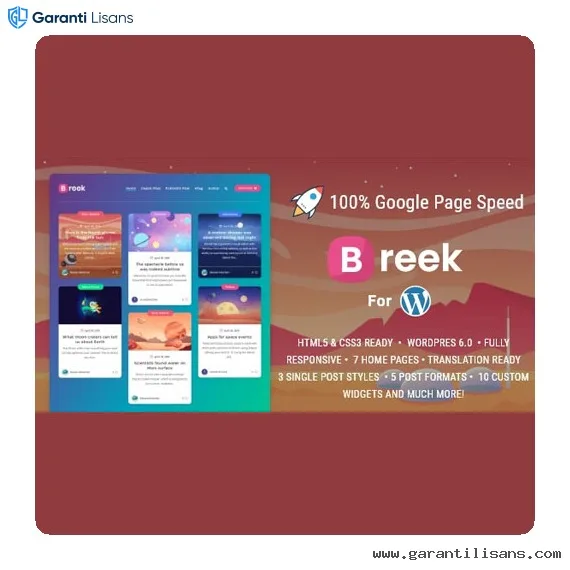 Breek – Minimal Lightweight Masonry AMP Theme for WordPress
