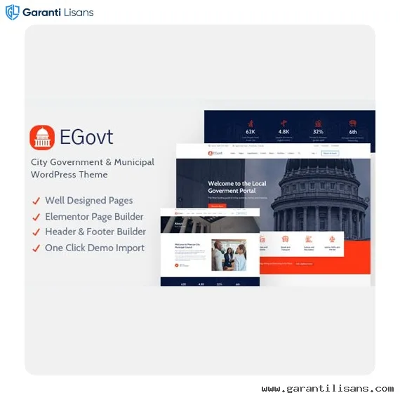 EGovt – City Government WordPress Theme