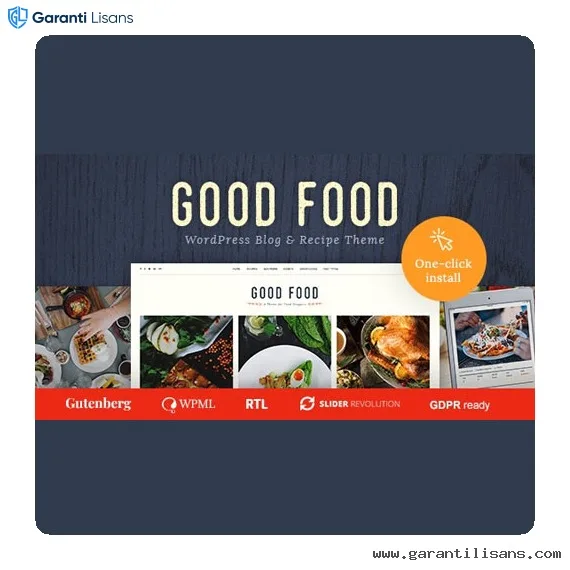 Good Food – Recipe Magazine & Culinary Blog Theme