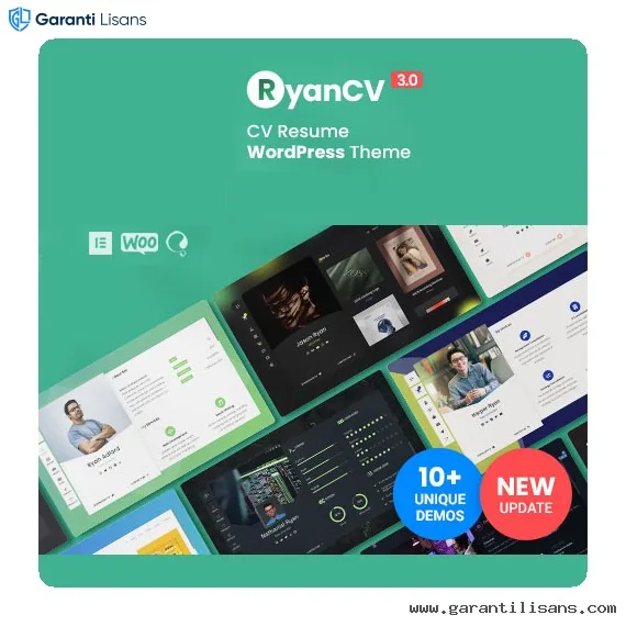 RyanCV – Resume WordPress Theme