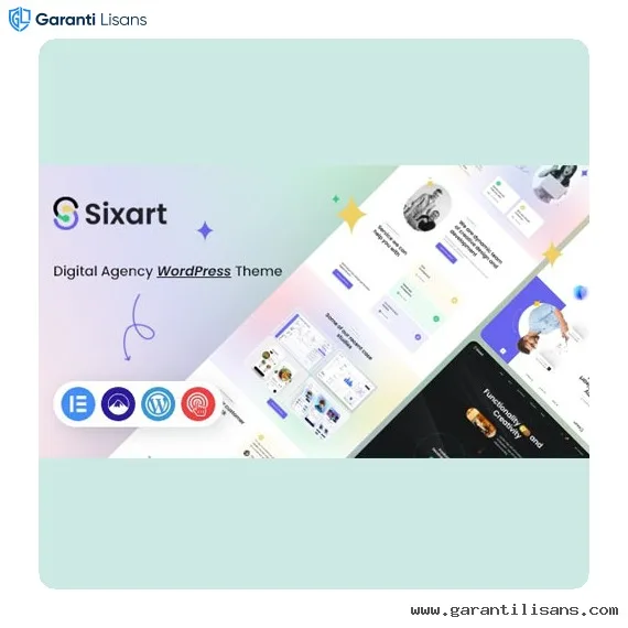 Sixart – Digital Agency WordPress Theme Sixart – Digital Agency WordPress Theme - Görsel 1