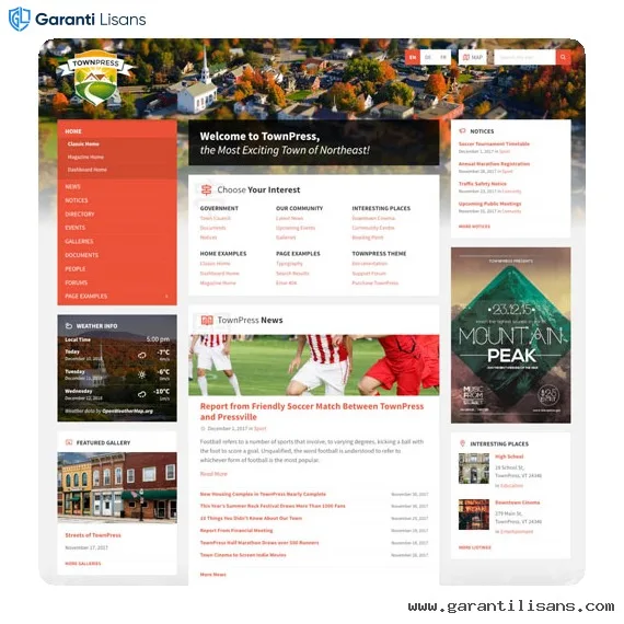 TownPress – Municipality & Town Government WordPress Theme