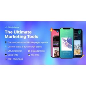 66biolinks – Bio Links, URL Shortener, QR Codes & Web Tools (SAAS)