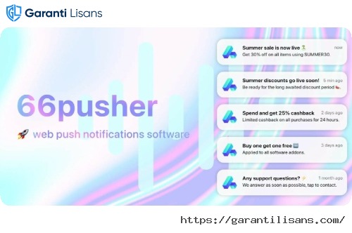 66pusher – Web push notifications