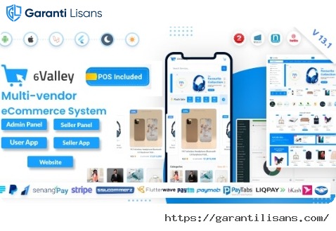6valley Multi-Vendor E-commerce – Complete eCommerce Mobile App, Web, Seller and Admin Panel