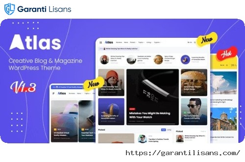 Atlas – Creative Blog & News WordPress Theme