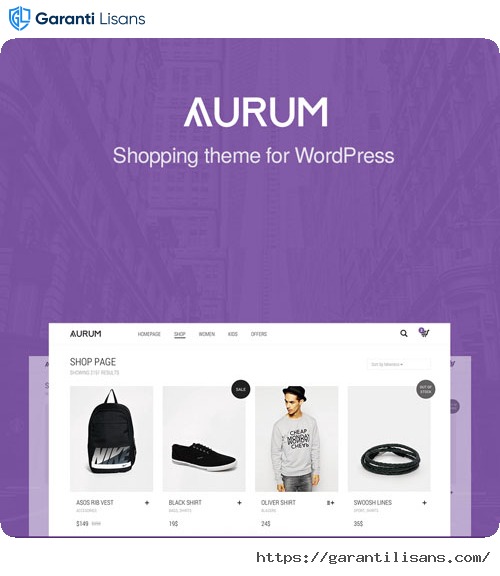 Aurum – Minimalist Shopping Theme