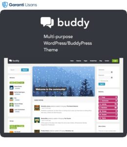 Buddy: Simple WordPress & BuddyPress Theme